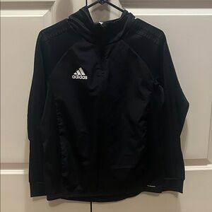 Adidas Black Lightweight Pullover with Logo